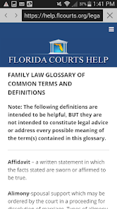 Florida Courts Help  screenshots 5