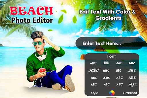 Beach Photos Editor Screen 2