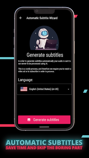 Automatic Subtitles & Captions Screen 2