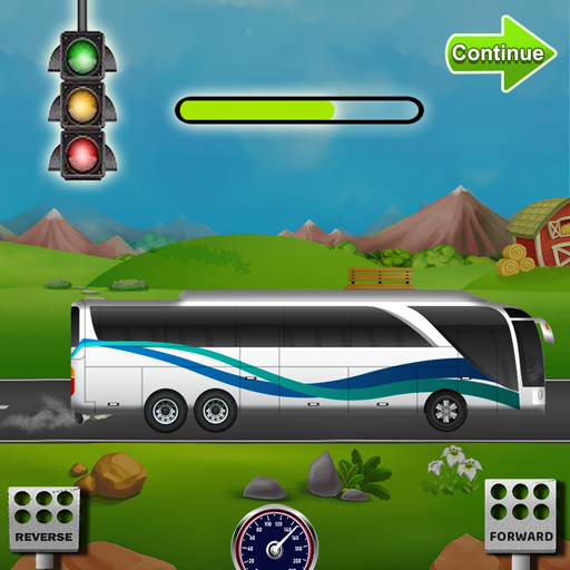 Kids Bus Driving - Bus Game logo