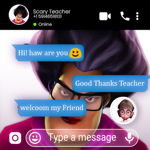 Scary Bad Teacher Chat Master  Icon
