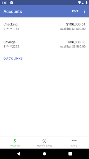TMH Federal Credit Union Screen 3