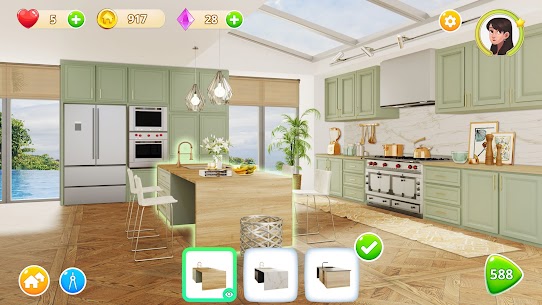 Homecraft – Home Design Game MOD APK 1.70.4 (Unlimited Money, Lives) 1