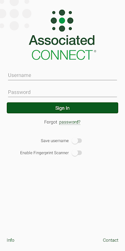 Android application Associated Connect screenshort