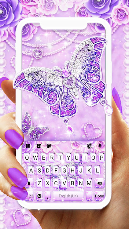 Purple Lux Butterfly Theme - 8.7.1_0619 - (Android)