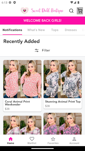 Screenshot of Sweet Diehl Boutique