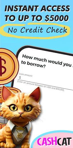 Android application CashCat Cash Advance Loan App screenshort