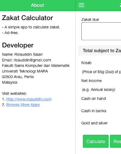 Zakat Calculator Screen 3