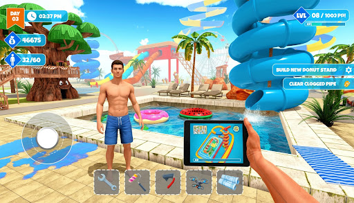 Waterpark Tycoon Simulator 3D screenshot 3