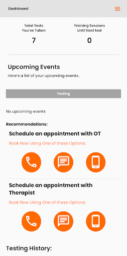 Android application Theradynamics screenshort