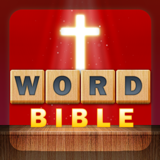 Bible word verse : stack puzzl Logo