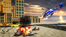 警察戦争ロボットスーパーヒーロー：飛行ロボットゲームのおすすめ画像5