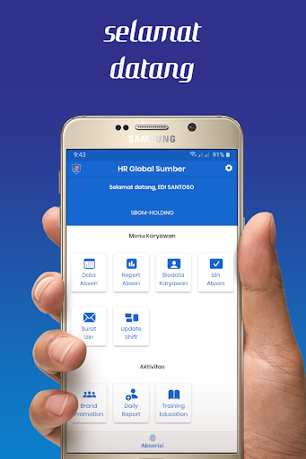 Android application HR Mobile Global Sumber Group screenshort