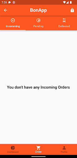 bonApp(delivery) Screen 2