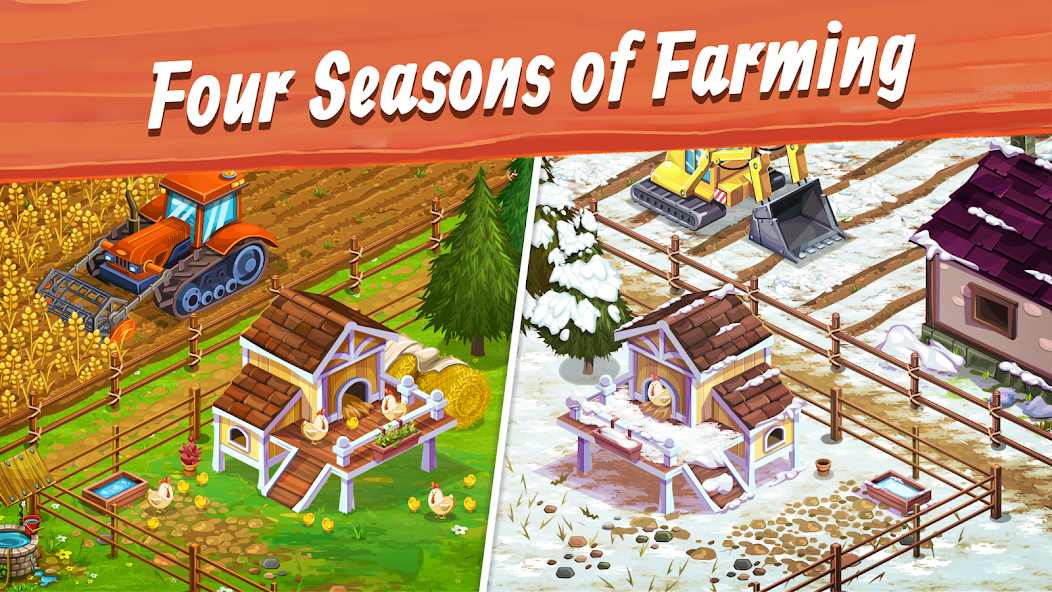 Big Farm: Mobile Harvest 10.62.33718 APK + Mod (Unlimited money) untuk android