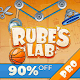 Rube's Lab: لعبة فيزيائية