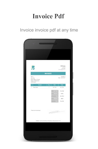 BillVoice - Invoicing app Screen 2