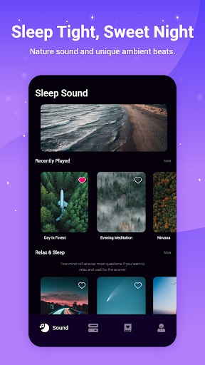 Android application Sleep Sounds screenshort