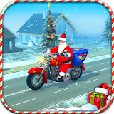 Racing Moto Bike Rider 3D: Santa Gift Delivery Sim icon