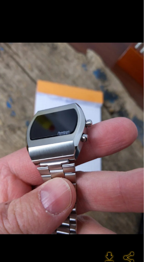 Android application Retro Digital Watch guide screenshort