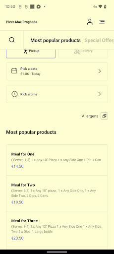 Pizza Max Drogheda IE Screen 3