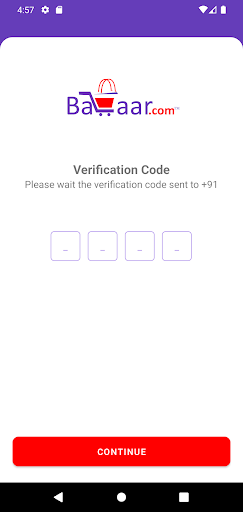 Bazaar Delivery App Screen 2