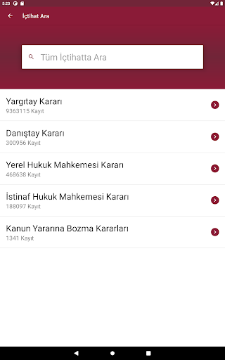 UYAP Mevzuat screenshot 16