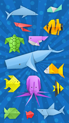 Android application Origami Fishes From Paper screenshort