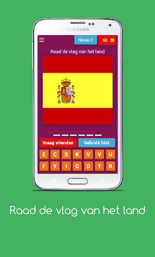 Raad de vlag van het land Screen 3