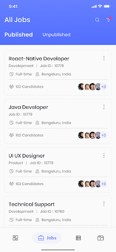 Android application PyjamaHR screenshort