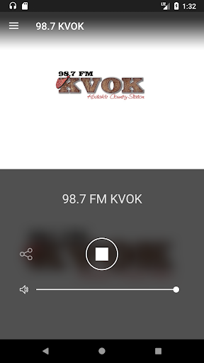 Android application 98.7 KVOK screenshort