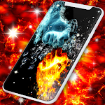 Cover Image of Download Fire & Ice Live Wallpaper 🔥Flame & Ice Wallpapers 6.6.0 APK