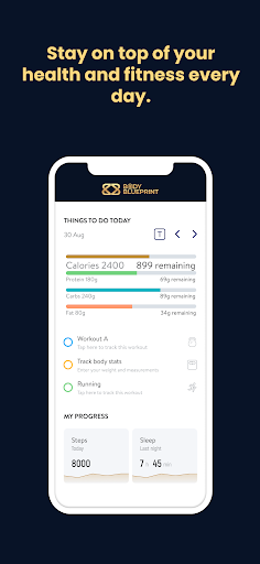 Body Blueprint Screen 2