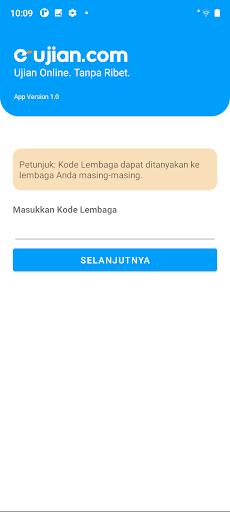 Android application E-Ujian Browser screenshort