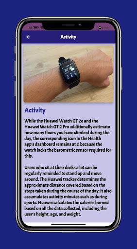 AcclaFit Smart Watch Guide Screen 2