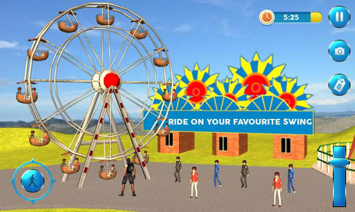 Android application Theme Park Fun Swings Ride screenshort