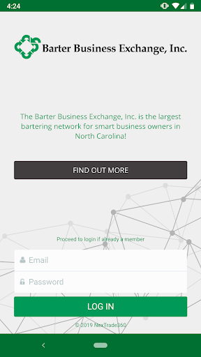 Android application Barter Business Exchange app screenshort
