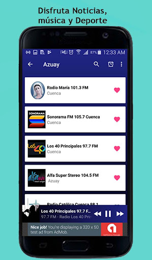 Radio Cuenca Ecuador Screen 3