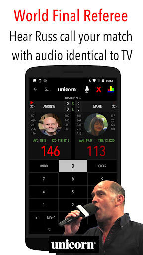Android application Russ Bray Darts Scorer Pro screenshort