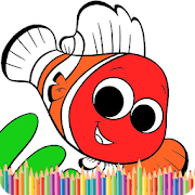Cute Fish Coloring Book