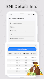 Emi instant loan calculator