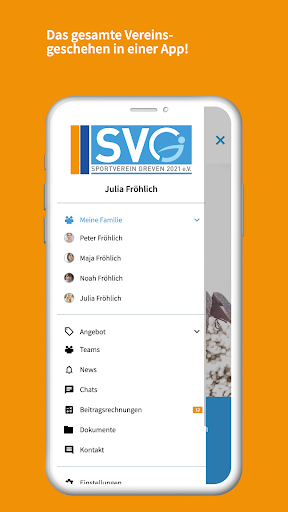 Android application SV Greven 2021 e.V. screenshort