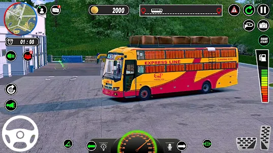 Offroad Bus City Driving Games