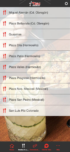 TABU SUSHI Screen 2