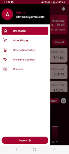Restro Manager Screen 3