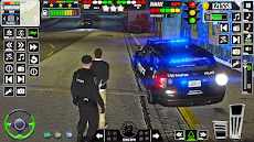 警察 車 駐車場 3D 車 シムのおすすめ画像1