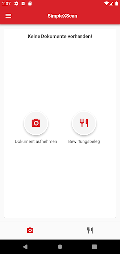 SimpleXScan Screen 2
