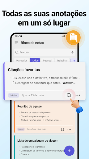 Visualização do aplicativo