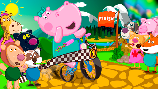 Hippo Bicycle: Kids Racing 1.2.7 screenshots 1