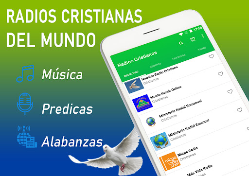 Android application Radios Cristianas del Mundo screenshort